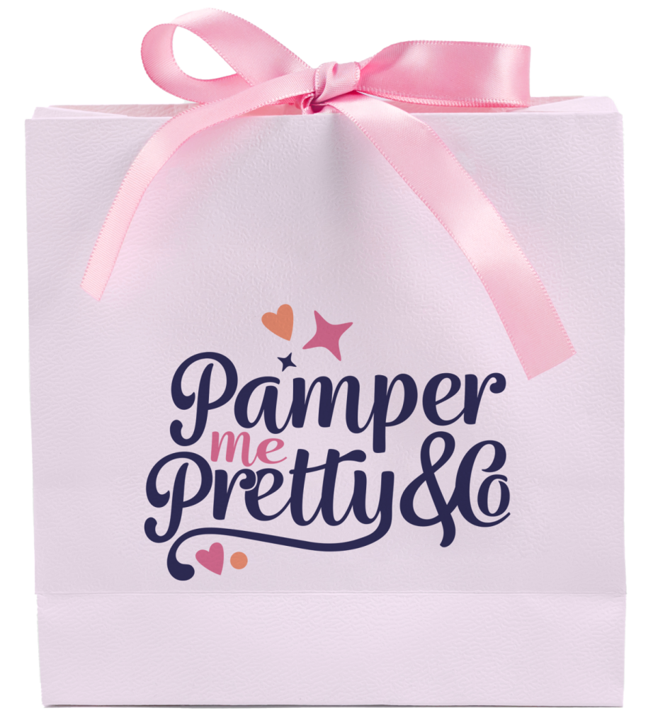Pamper Me Pretty & Co branded gift bag