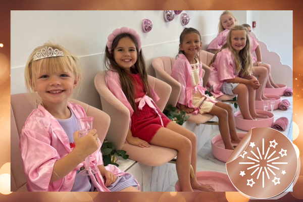 Children enjoying a Bronze package pamper party